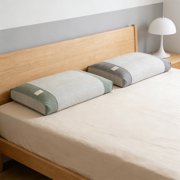 Sentmoon Bed Pillows Pillows for Sleeping Buckwheat Pillows Core Buckwheat Shells Household Pillows Hard Soft Pillows Medium High Pillows Adult Dormitory Pillows Core