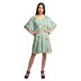 thumbnail image 4 of Moomaya Robe Courte de Caftan de Plage, Robe de Couverture Imprimée, Kaftan pour Femmes, Tenue de Plage, Couverture, 4 of 4