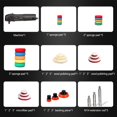 thumbnail image 4 of SPTA Mini Polishing Machine Buffer Rotary Polisher Auto Detailing Superpolish with 27Pcs Detail Polishing Pad Mix Size Kit Buffing Pad and 75mm ,100mm,140mm M14 Thread Extension shaft, 4 of 4