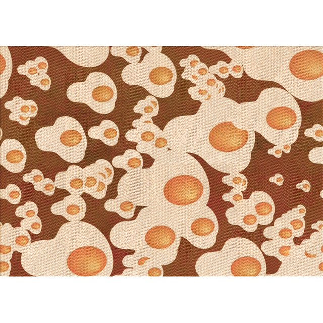 Ahgly Company Machine Washable Indoor Rectangle Transitional Mahogany Brown Area Rugs, 2' x 5'