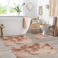 thumbnail image 4 of 4 Set Bath Mats,Bathroom Rug Sets 4 Piece Non Slip,Universal Soft Comfortable Bathroom Rugs,Water Absorption Non-Slip Thick Machine Washable Easy Dry Plush Bath Rugs for Bathroom Floor,Tub,Shower, 4 of 7