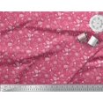 thumbnail image 2 of Soimoi Moss Georgette Fabric Geometric Sign,Flag & Football Sports Decor Fabric Printed Yard 42 Inch Wide, 2 of 3