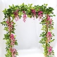 thumbnail image 1 of XZNGL Home Decor 4Pc Simulation Wisteria Flower Vine Home Decoration Plant Decoration, 1 of 1