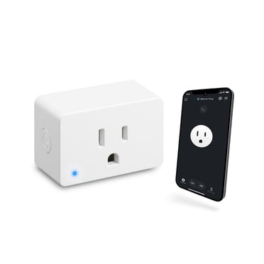 Barre multiprise intelligente 1 prise Globe Electric, Bluetooth, 120 V 15 A 1 800 W, commande à distance 20 m, blanc