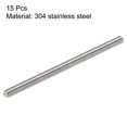 thumbnail image 2 of Unique Bargains M3 x 50mm Fully Threaded Rod 304 Stainless Steel Right Hand Threads 15 Pack, 2 of 4