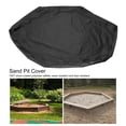 thumbnail image 3 of Sandbox Cover, Waterproof Outdoor  Sand Box Cover for Kids, Garden Sandbox  Cover Pool Cover with Drawstring for Sandpit Toys, Swimming Pool, Furniture, 3 of 7