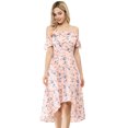thumbnail image 2 of INSPIRE CHIC Women's Spaghatti Straps Ruffled a-Line Midi Floral Dress, 2 of 6