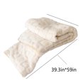 thumbnail image 3 of Dvkptbk Cotton Velvet Blanket Plain Cotton Velvet Blanket Warm Case Edged Casual Blanket Multifunctional Solid Color Cover Blanket Bedding, 3 of 5