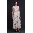 thumbnail image 2 of Bimba Floral Printed Adjustable Spaghetti Strap Long Maxi Dress Summer Beachwear-Large, 2 of 6