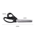 thumbnail image 3 of FAGINEY Pinking Shears,Fabric Decorative Round/Triangle Edge Pinking Shears Scissors Clipper 3 5 7mm,3 5 7mm, 3 of 3