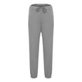 thumbnail image 4 of Pisexur Mens Sweatpants 2024 Solid Color Workout Jogging Athletic Pants ​Elastic Waist Drawstring Straight Leg Sweatpants Loose Elastic Bottom Casual Pants with Pockets, 4 of 5