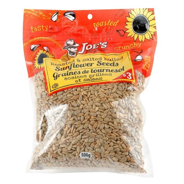 Graines de tournesol écalées grilées et salées