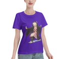 thumbnail image 2 of T-Shirt Basique à Manches Courtes pour Femmes Demon Slayer Blade Nidouzi, 2 of 6