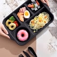 thumbnail image 1 of EGNMCR Kitchen Gadgets, Kitchen Accessories, Kitchen Utensils, Kitchen Tool Divided Plates Tray Dinnerware For Dinner Restaurant Family Party And Kitchen Microwave Dishwasher Safe p lastic Lunch b ox, 1 of 6