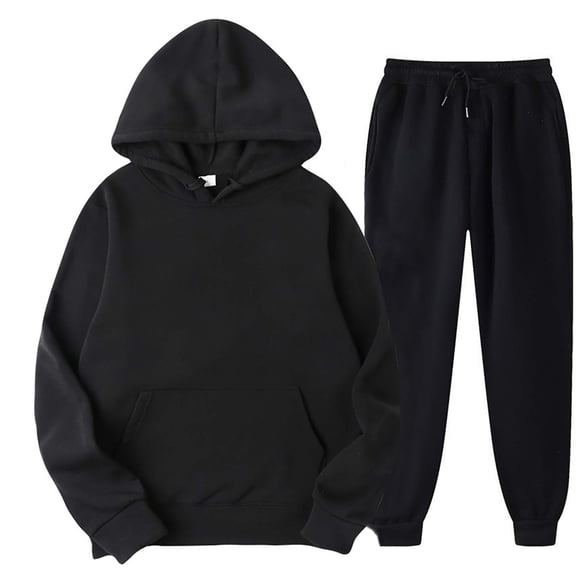 RKSTN 2 Piece Outfits for Women Sports Tracksuits Long Sleeve Pullover Hoodies Sweatshirt and Sweatpants Fall Winter Set