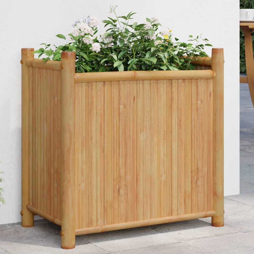 vidaXL Jardinière 50x30x50 cm Bambou