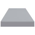 thumbnail image 3 of vidaXL Floating Wall Shelf Grey 90x23.5x3.8 cm MDF, 3 of 4