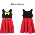 thumbnail image 3 of HAWEE Robe d'Été pour Fille Mickey/Minnie/Belle/Snow White Costumes de Sirène Dessin Animé Jeu de Rôle Princesse Robes Tenues Vêtements, 3 of 4