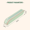 thumbnail image 3 of LSLJS Plastic Wrap Dispenser with Cutter Aluminum Foil Dispenser Refillable Wrap Dispenser Plastic Food Wrap Dispenser Cling Film Dispenser., Cling Wrap Cutter, 3 of 9