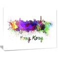 thumbnail image 1 of Design Art Hong Kong Skyline Canvas Print, 1 of 3