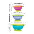 thumbnail image 3 of Smart Sprout Baby Bowls Approved Stay Put Suction Bowls Set With Snap Tight Lids, 3 of 5