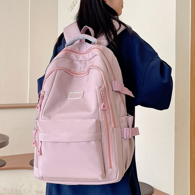 Large Capacity Backpack Middle School And College Student's Bag For Women Simples And Versatile Campus Style Backpack For Women