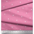 thumbnail image 3 of Soimoi polyester Crepe Fabric Dot & Floral Artistic Decor Fabric Printed Yard 52 Inch Wide, 3 of 5