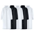 thumbnail image 1 of Weiqiqre Manteau de Pluie pour Femmes avec Capuchon Ponchos de Pluie pour Adultes Imperméable Portable Réutilisable Lot de 5 avec Capuchon à Cordon Restez au Sec avec Style, 1 of 8