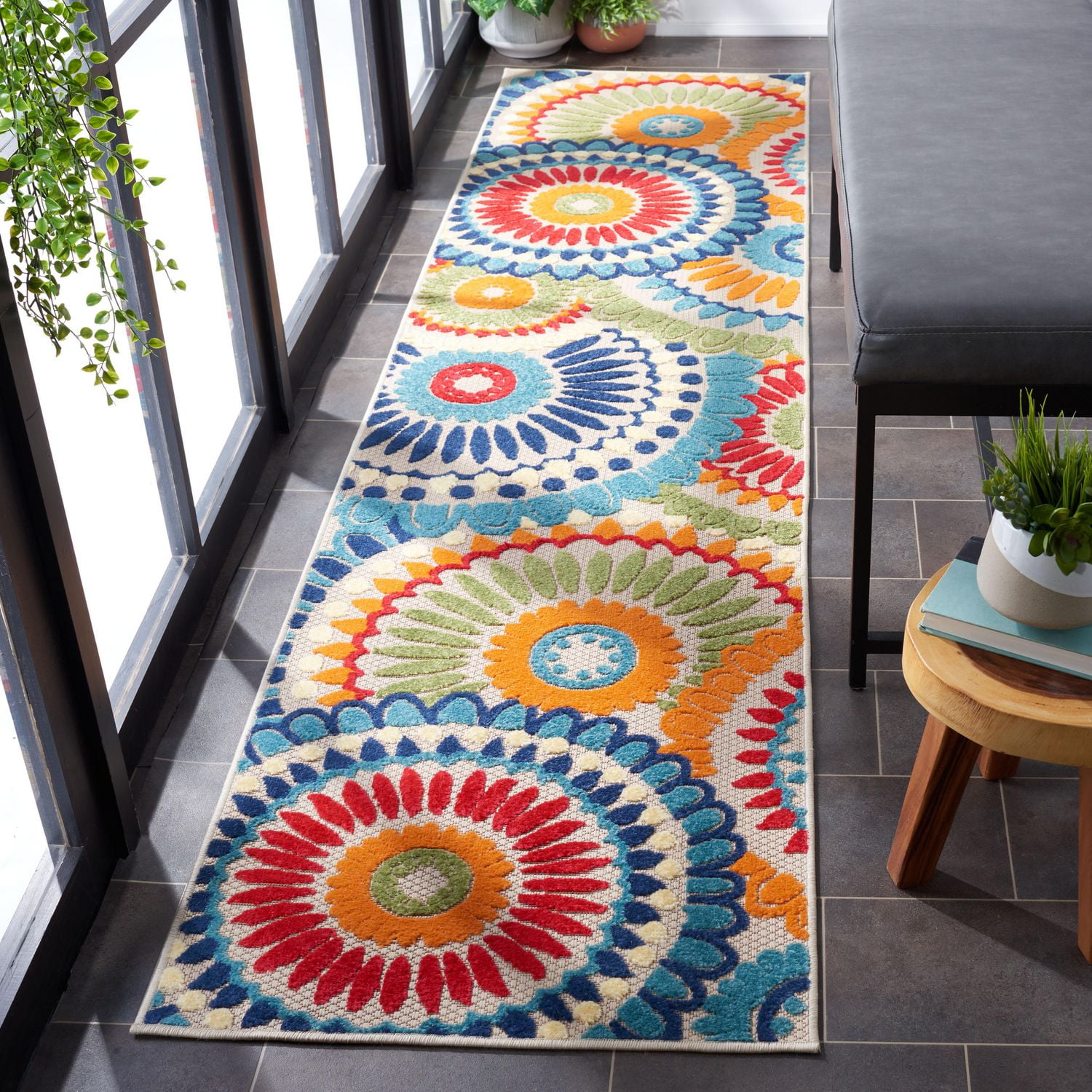 Safavieh Cabana Marina Suzani Outdoor Area Rug