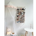 thumbnail image 3 of ziyahi Hanging Toy Storage Net Large Bohemian Style Wall Organizer Stuffed Toy Storage Hammock 4-Layer C, 3 of 6