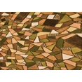 thumbnail image 1 of Ahgly Company Machine Washable Indoor Rectangle Transitional Dark Bronze Brown Area Rugs, 6' x 9', 1 of 7