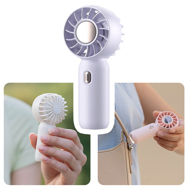 Ovzne 2025 Handheld Fan Convenient And Compact Outdoor Small Fan 500mA Battery On Clearance
