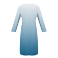 thumbnail image 4 of Babysbule Liquidation Robes d'Automne pour Femmes Mode Femmes Décontracté Élégant Col Rond Imprimé Été Manches Longues Poches Robe, 4 of 5