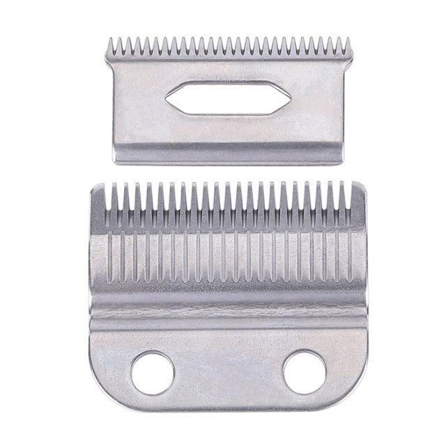 Lames de Tondeuse en Acier Inoxydable Lames de Rechange pour Tondeuse Sans Fil Outil de Salon de Coiffure