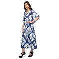 thumbnail image 2 of Moomaya Caftan de Plage, Paréo de Bikini, Robe Longue Maxi Caftan pour Femmes - 2TG-3TG, 2 of 6