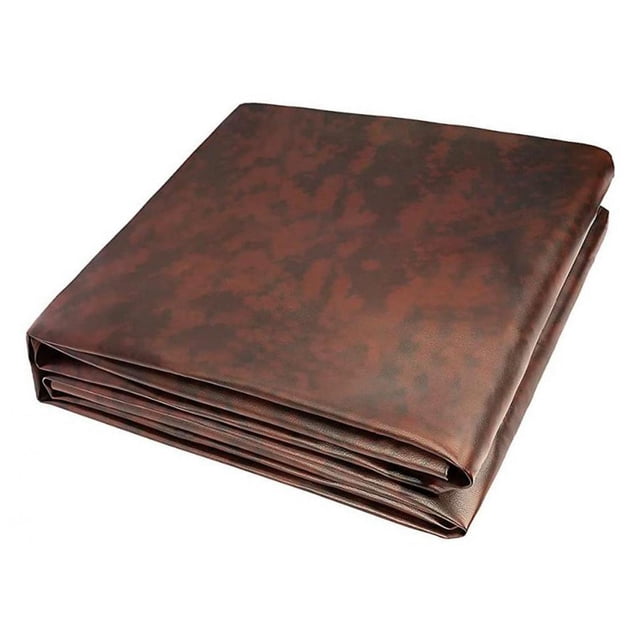 jinwen Billiard Pool Table Cover Heavy Duty Rain Cover Waterproof Pool Table Protective Brown 8ft
