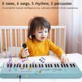 thumbnail image 3 of 54 Key Kids Keyboard Piano,Portable Music Keyboard Electric Piano Toys with Microphone Dual Power Supply System for Kids, 3 of 7
