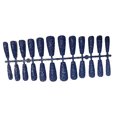 thumbnail image 4 of 24 Pieces False Nails Glitter Shimmering Powder Full Cover Artificial Nail Tips Simple Operation Fingernail Decal DIY Accessory dark blue, 4 of 7
