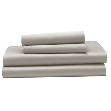 Drap plat en percale brossée 300 fils de Hometrends