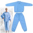 thumbnail image 4 of Esd Lab Coat, Polyester Esd Coat Protective Paint, Workshop Split Clean Clothes, Anti Static Work Clothes, for Microelectronics, Optoelectronics, Bioengineering Industries, 4 of 7