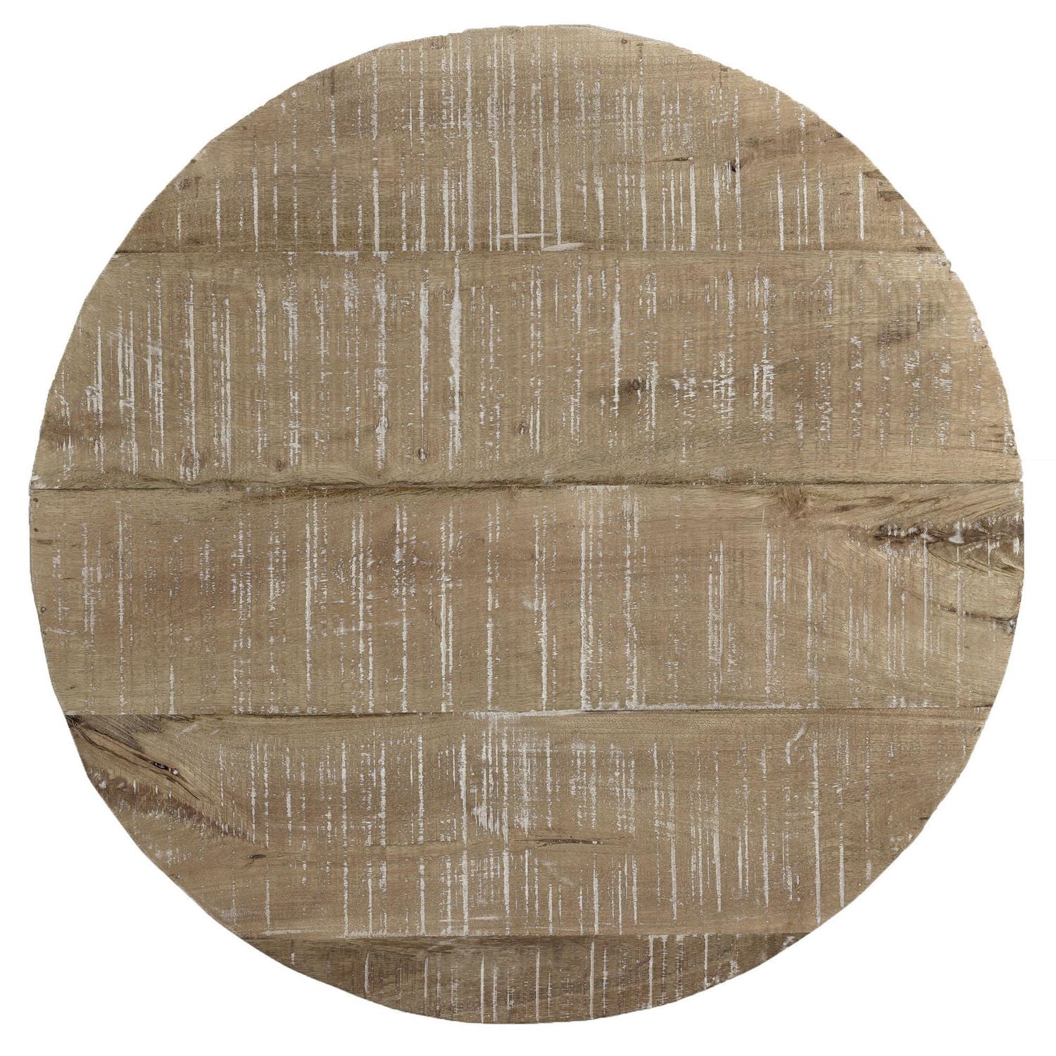 Table de salon rustique moderne en bois massif, naturel vieilli