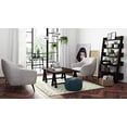 thumbnail image 5 of SIMPLIHOME Renee Round Poufs, 20 inch, Teal, 5 of 5