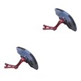 thumbnail image 1 of Decodeary Carbon Fiber Motorcycle Rear Wheel Fender Mudflap for Niu Technologies Sleek and Reliable 1st gens red 2Set, 1 of 1