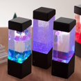 thumbnail image 1 of Round Jellyfish Lamp - USB Powered - Jellyfish Lava Lamp Mood Lamp, 1 of 4