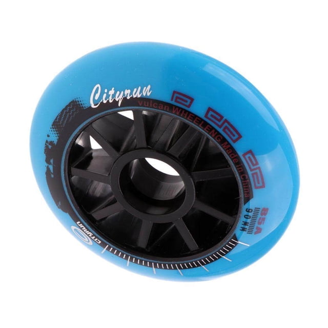 tredstone Roues de Patinage de Vitesse Extérieur Intérieur Roues de Patin en Ligne Outil 90mm Bleu