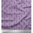 thumbnail image 1 of Soimoi Velvet Fabric Stripe & Light House Shirting Printed Fabric 1 Yard 58 Inch Wide, 1 of 3