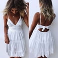 thumbnail image 1 of EGNMCR Robes d'Été Femmes Tendance 2024 Femmes Été Robe Dos Nu Mini Blanche Soirée Fête Plage Robes Robe d'Été, 1 of 9