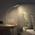 thumbnail image 4 of Lampe Sans Fil Gladle à DEL pour Bureau, Lampes de Table à Piles, Lampe de Lecture Rechargeable à Intensité Réglable avec Minuterie, Lampe Tactile à Col de Cygne Réglable pour Bureau, Port de Chargement Usb (Blanc), 4 of 8