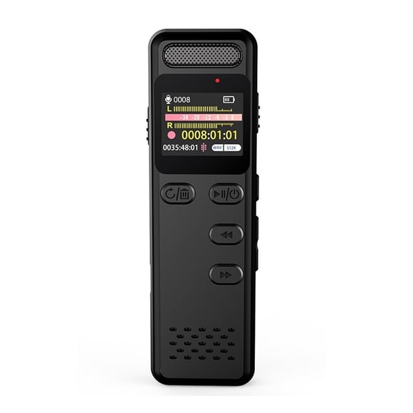 Recorder MP3 Music Player Type-C Noise Reduction HiFi Record Long Time Recording Dictaphone