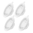 thumbnail image 1 of 4Pcs 200 Mesh Food Filter Strainer Sieve Fine Mesh Nylon Mesh Colander Plastic Mesh Sieve for Filtering Juice Funnels, 1 of 7
